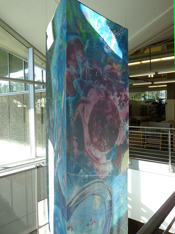 Interior Graphics for UCSD Biomedical Library