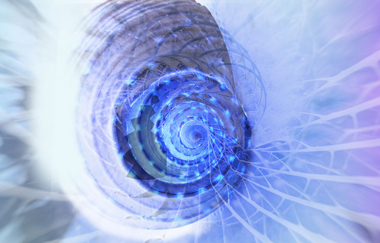 Linda Nye Photo-painting from the Entrance at the UCSD Biomedical Library Series